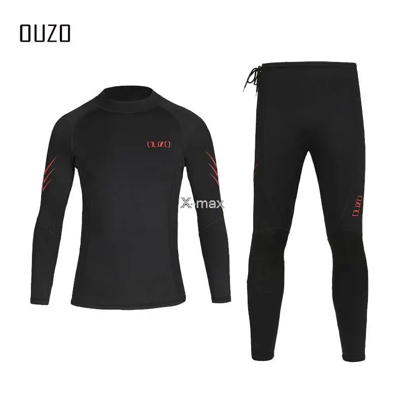 1.5MM Men Wetsuit Neoprene Winter Underwater Kitesurf Surf Surfing Spearfishing Jacket Pants Clothes Wet Suit