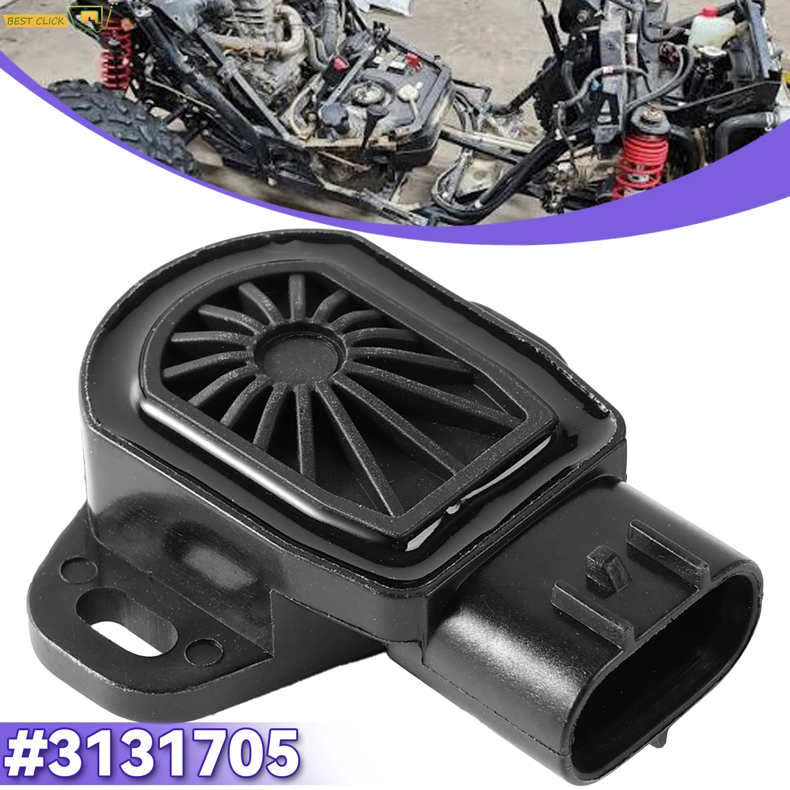 ATV Throttle Position Sensor 3131705 For Polaris Sportsman ACE Ranger 500 RZR Hawkeye TPS Replacement