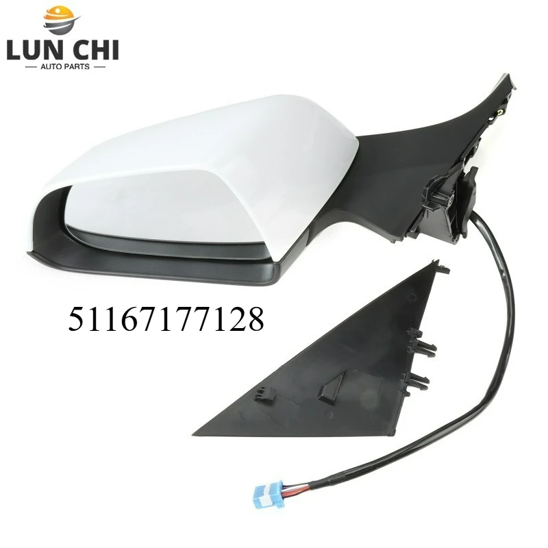 

51167177128 1 PC Car Accessory Rearview Mirror Assembly Power Fold For Tesla Model 3 2017-2023