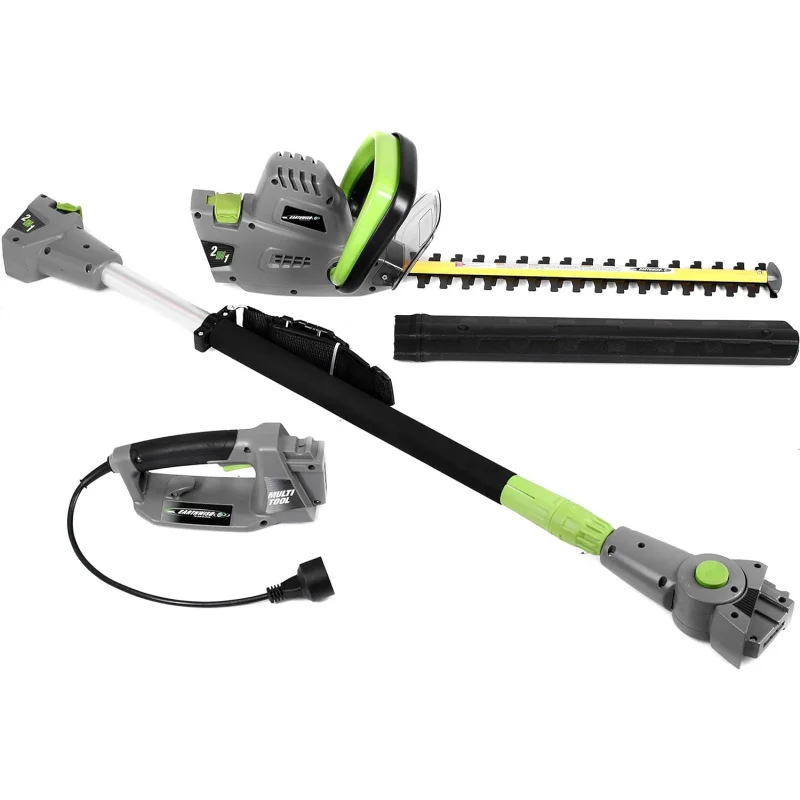 CVPH43018 Corded 4.5 Amp 2-in-1 Convertible Pole Hedge Trimmer, Green