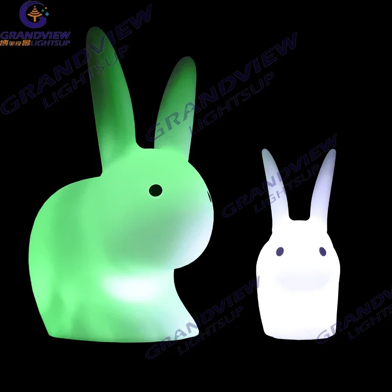 

Hot Sale Waterproof 3D Led Animal PE Sculpture Light Rabbit Motif Light for Zoo Garden Decoration