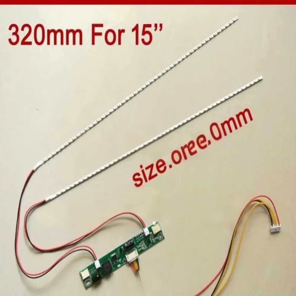 

320mm brightness led backlight strip kit,Update your 15inch ccfl lcd screen panel monitor to led bakclight