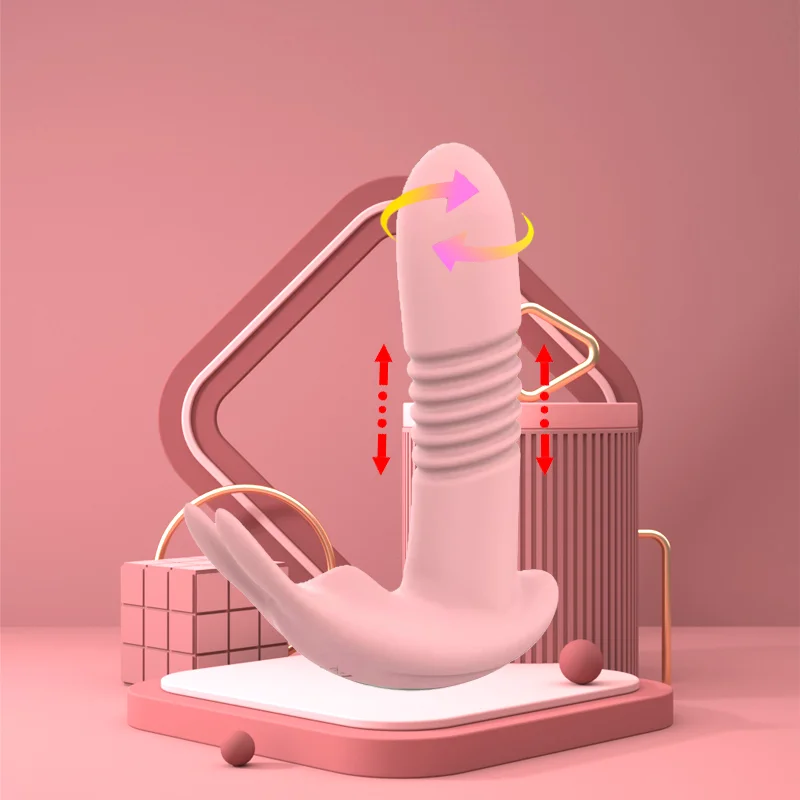 Spiral Telescopic Vibrator Dildo Vaginal Massager Clitoral Stimulator Wireless Remote Control Masturbator Female Sex Toys