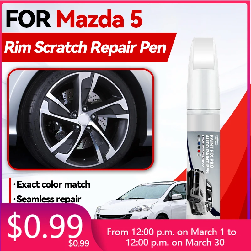 

Автомобильные аксессуары для Mazda 5: Карандаш для ремонта краски, средство для удаления царапин, DIY, белый цвет