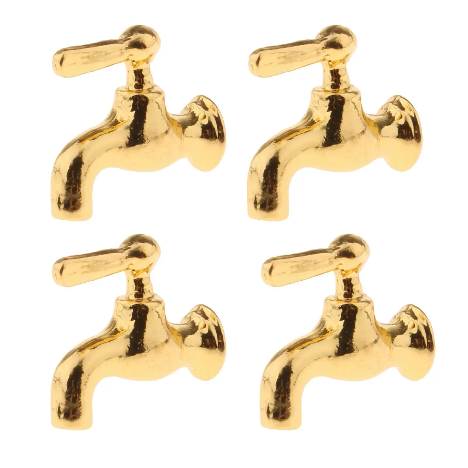 

4-pack Creative 1: 12 Miniature Dollhouse Small Bathroom Supplies Dollhouse Bathroom Decor Ornaments Xmas Gifts