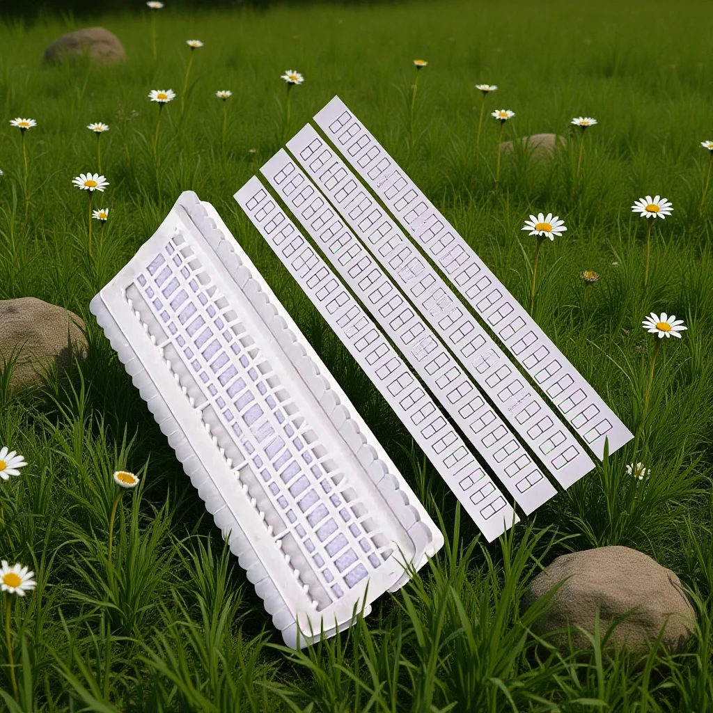 

1Pcs Cross Stitch Thread Organizer 50 Holes Floss Holder Durable Lightweight Portable Embroidery Accessory White