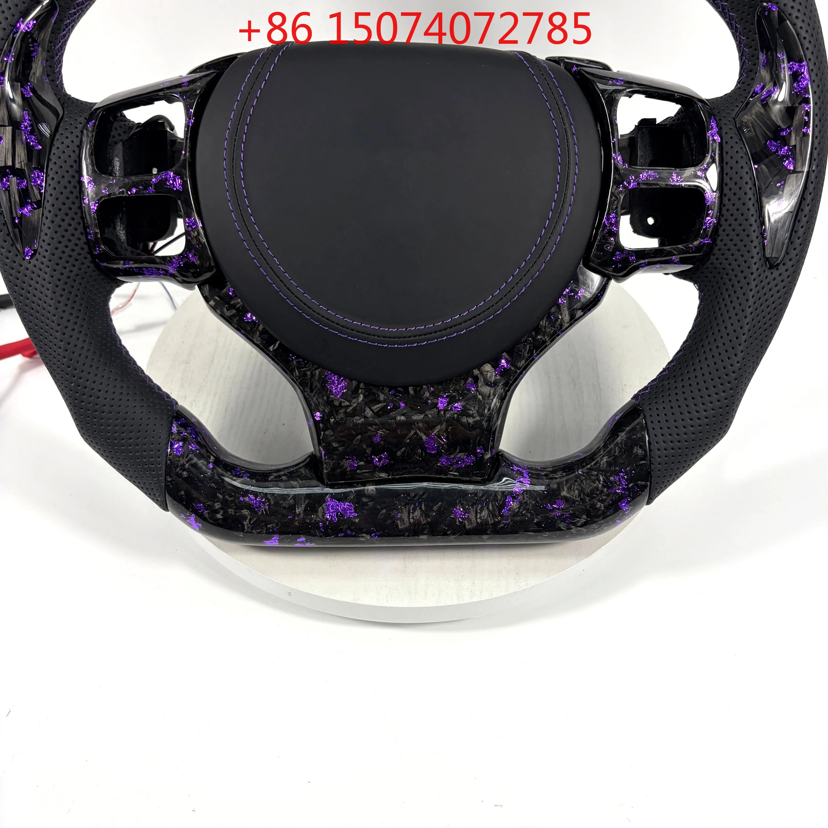 Custom Carbon Fiber Leather Steering Wheel For Lexus IS250 IS350 ES GS RX NX GX CT200 RC All Models