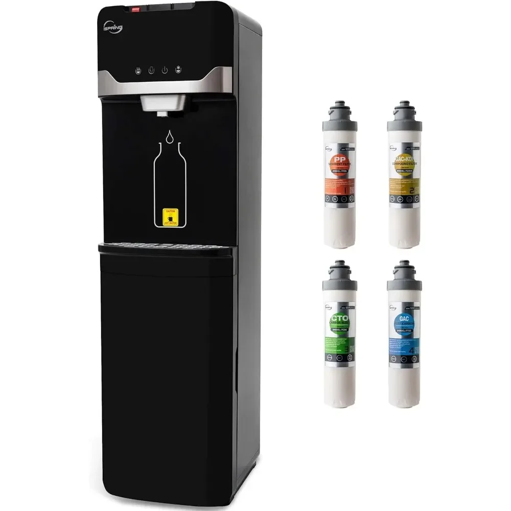 

Water Dispenser,Cooler, Self Cleaning, Hot, Cold, And Room Temperature Settings, Free-Standing With Filtration,Child Safety Lock