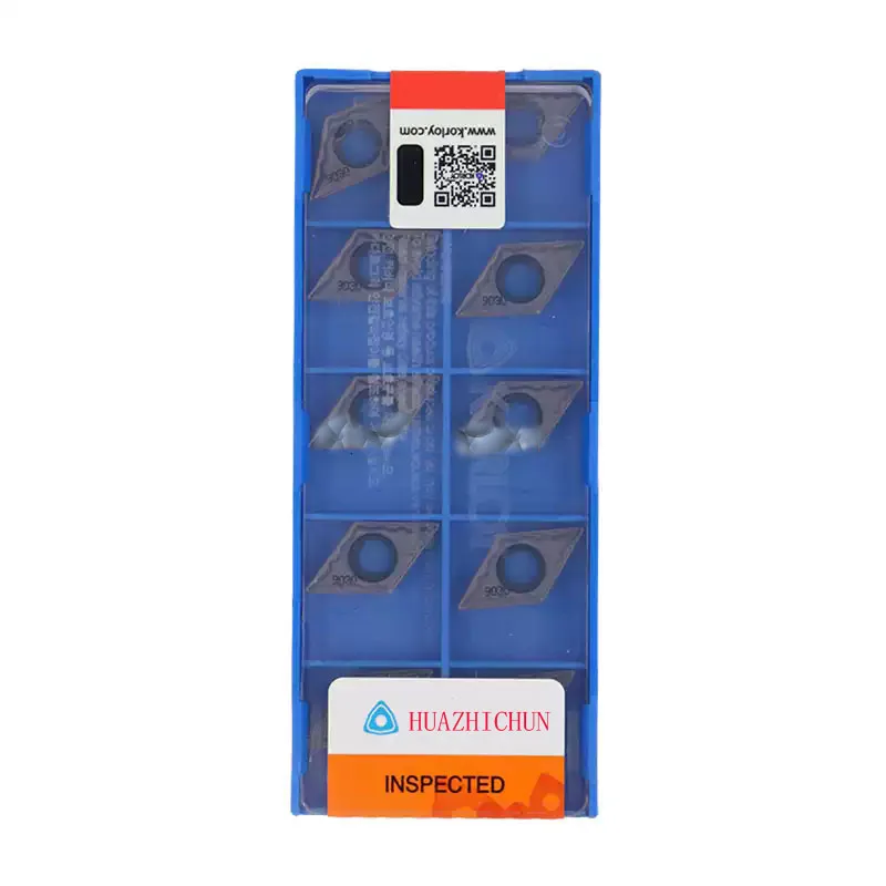 

HUAZHICHUN 10 шт. твердосплавные вставки DCMT11T304-HMP PC8110