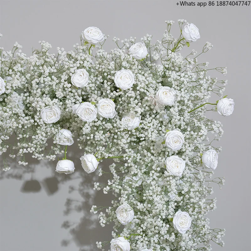 Vv151 Wedding Supplies 2*2m Latex Babysbreath Decorative Arch Wedding Backdrop For Wedding Home Event Garden Decoration