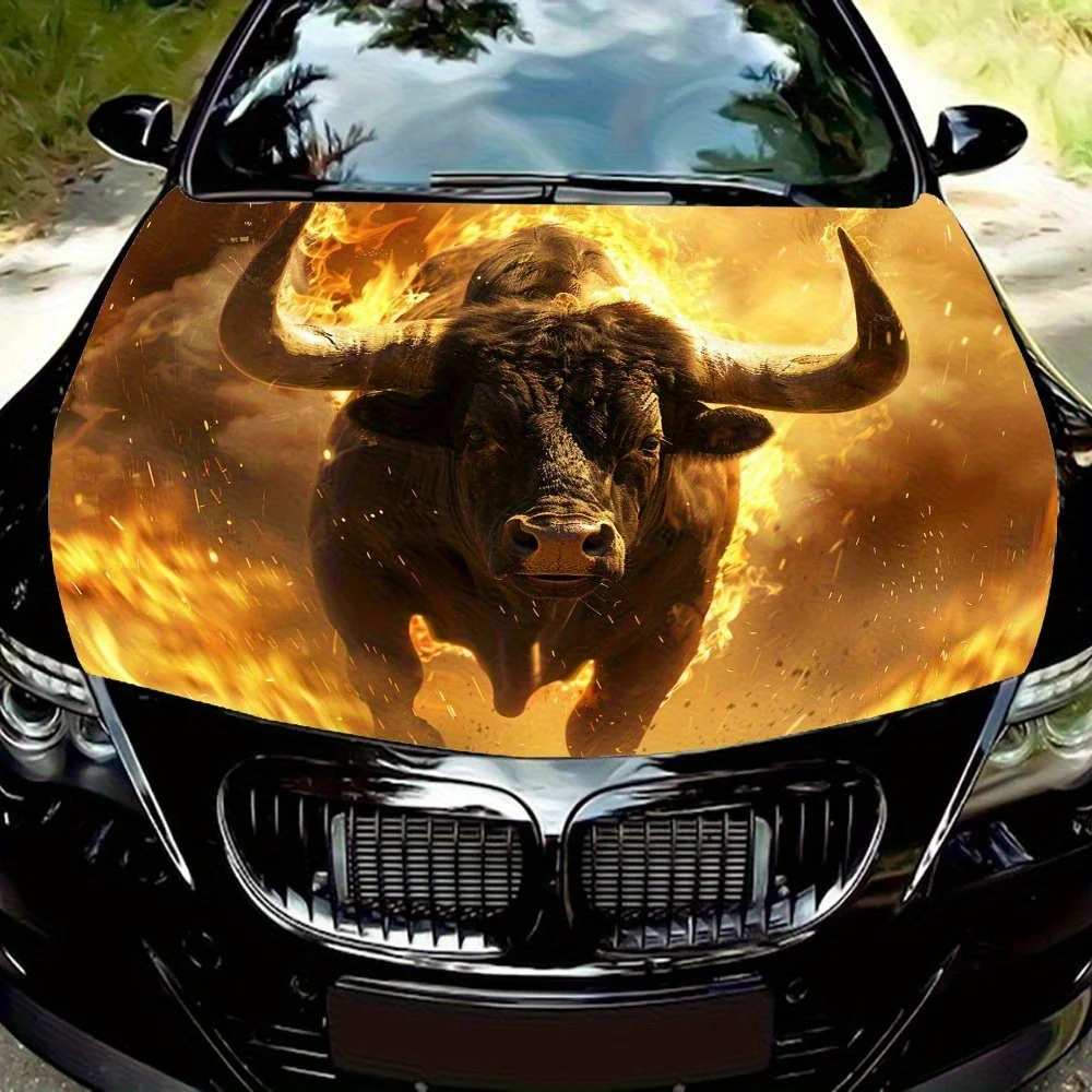 Black Bull In Fire … - image