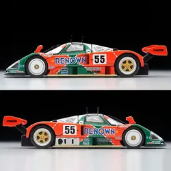 202203 TOMYTEC TOMICA TLV 1/64 LV-N787b  Mazda 787 b #55 alloy car car model gifts