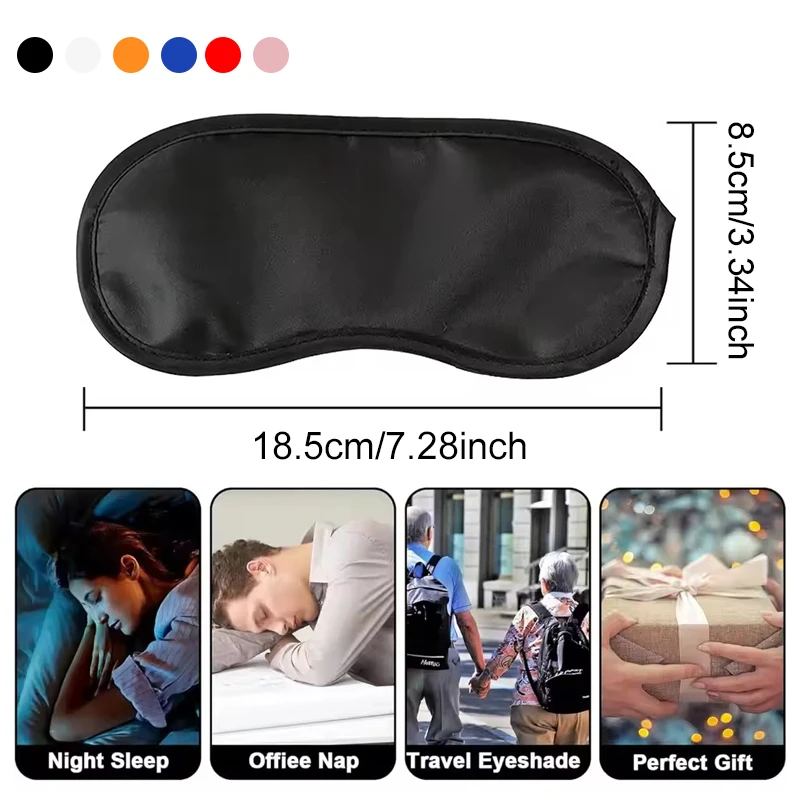 1 قطعة قناع عين البوليستر النوم عيون الظل غطاء لينة المحمولة الغمامة 6 الألوان المتاحة المنزلية مكتب النوم قيلولة الدعائم ZYF