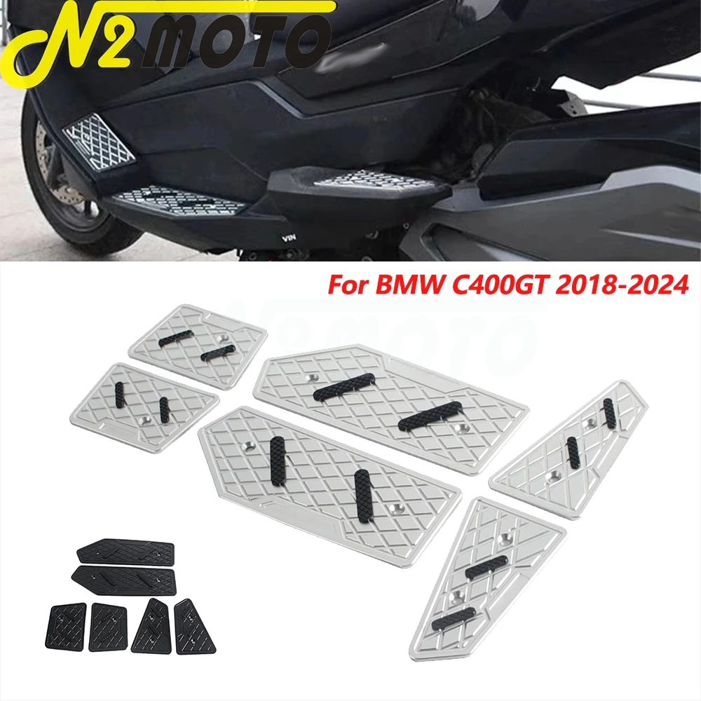 

Motorcycle Accessories Anti Slip Footrests Foot Pedal Kits For BMW Foot Pegs C400GT C400 GT C 400GT C 400 GT 2018-2024 2023 2022