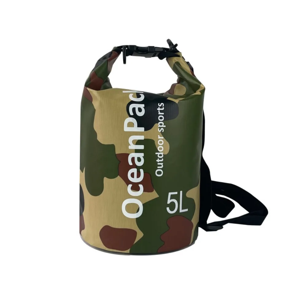 

Sports 2L/5L/10L Swimming Bundle Pocket Waterproof Double Drawstring Backpack Organizer Fold Swimming Storage Bag Gym