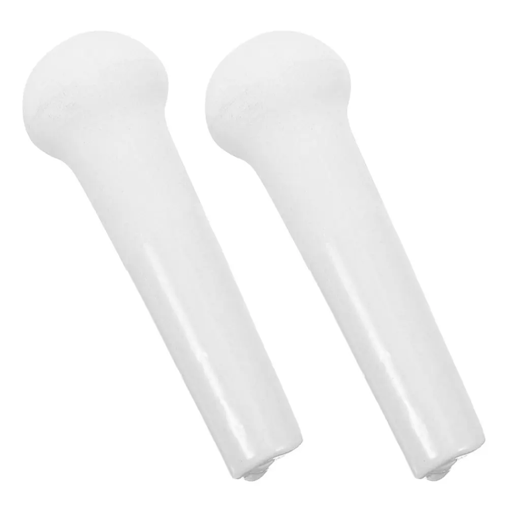 2 قطعة عصا طحن الطعام السيراميك دليل أغذية الأطفال مهروسة الثوم المفروم الطب مسحوق أواني المطبخ مدقة المحمولة فقط