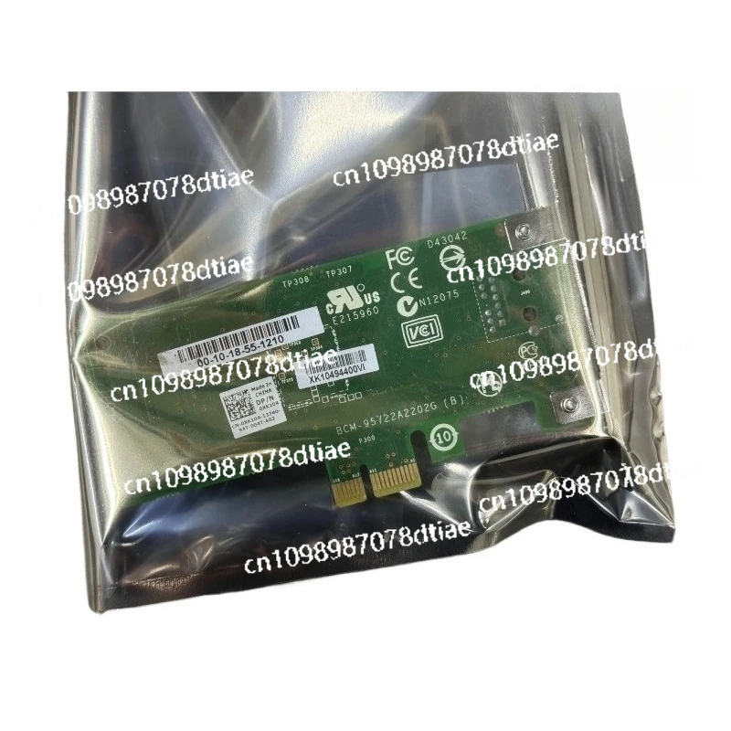 

Оригинальная однопортовая гигабитная сетевая интерфейсная карта BCM5722 95722A PCIE, полная высота