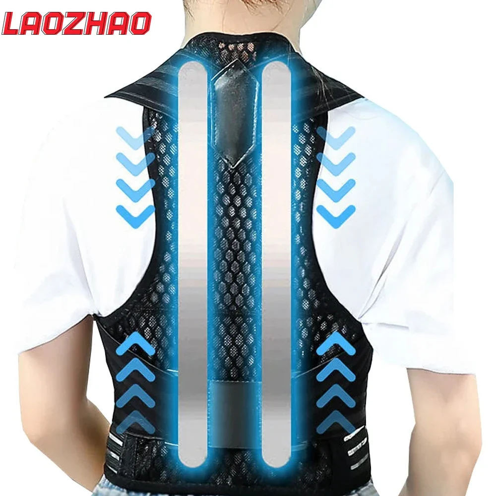 1Pcs Back Brace for Women Men Posture Corrector Improve Posture Lumbar Support Shoulder Lower Upper Back Pain Relief