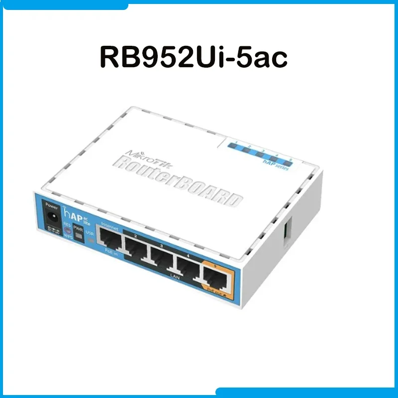 

original MikroTik RB952Ui-5ac2nD, 733Mbps, hAP ac lite Dual-concurrent Access Point 2.4G & 5G WI-FI Router SOHO Home