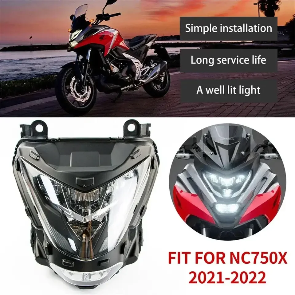 Motorcycle Front Headlight Headlamp Assembly For Honda NC750X NC750 2021 2022 21 22 Head Lights