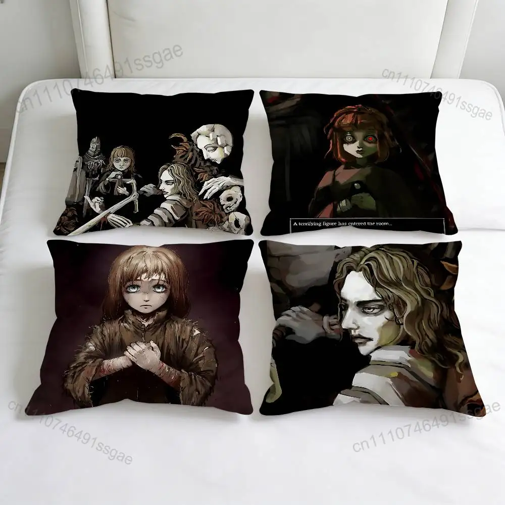 

Hot Game Fear and Hunger Decorative Square Pillow Cover Modern Cushion Case for Living Room Bedroom