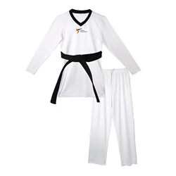 New arrive tight-fitting stretch quick-drying taekwondo Uniforms Unisex competition suit combat fighter uniforms 100-200cm