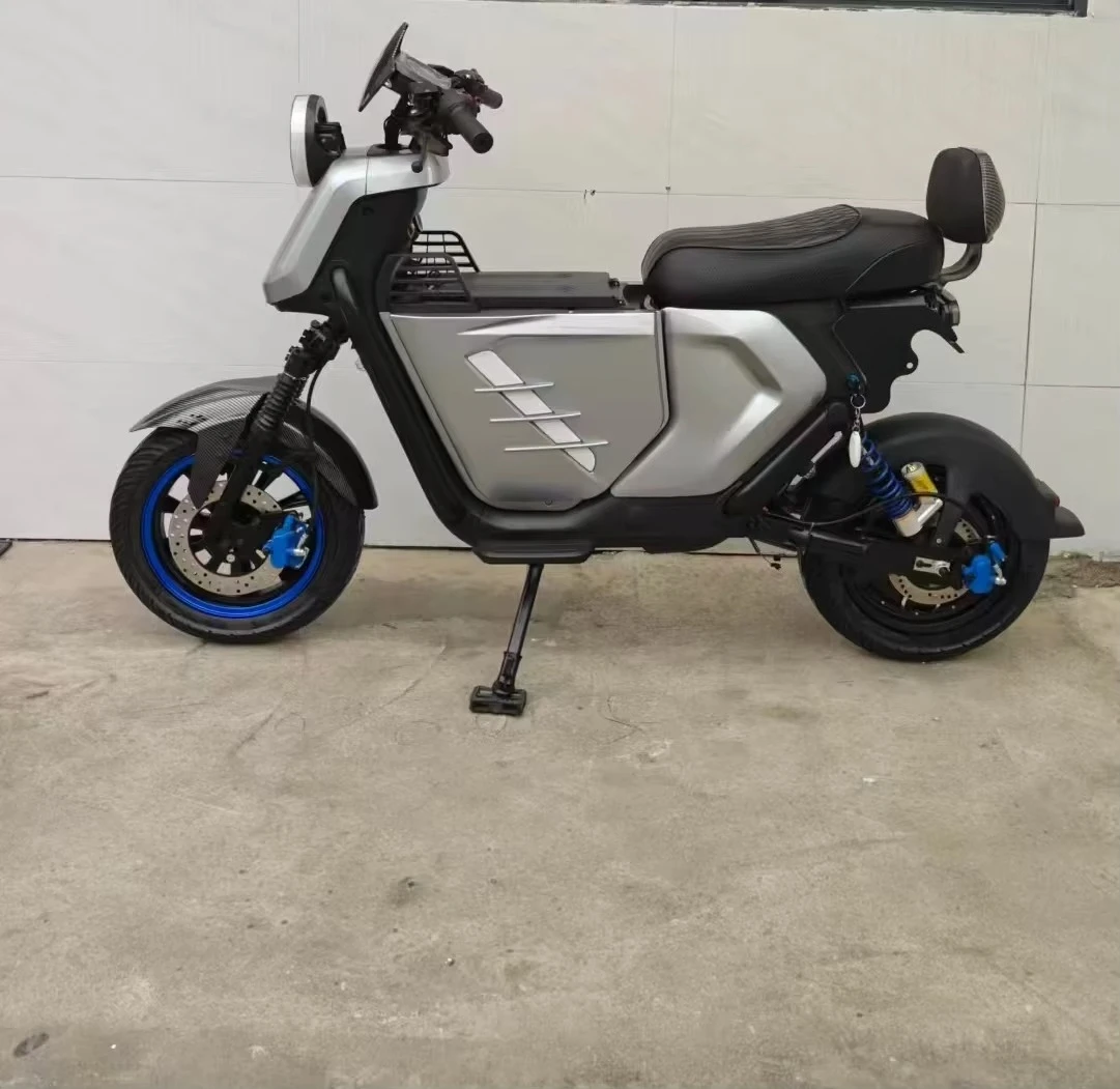 QQA Adult electric scooter, carbon steel frame off-road electric bicycle, urban commuter electric bicycle with large storage box