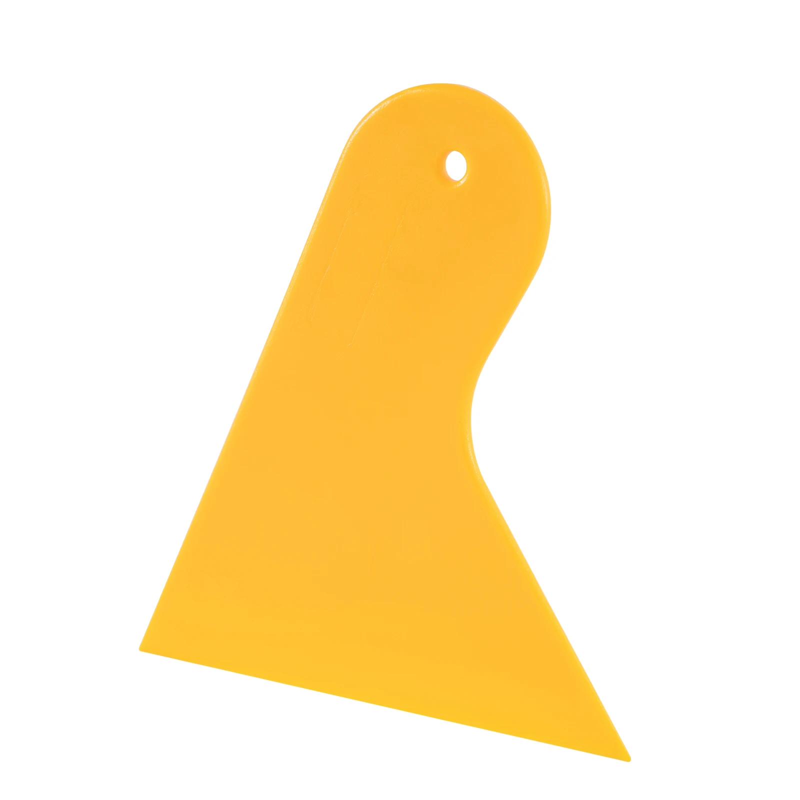 Yellow Plastic Triangle Squeegee Anti-Scratch PPF Vinyl Wrap Window Tint Edge Wrapping Air Bubble Remover Film Applicator