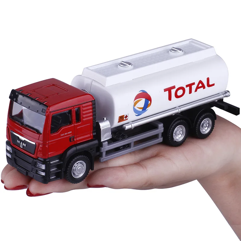 MAN SCANIA Oil Tank Truck TOTAL Shell bp FUEL Castrol RMZ City 1:64 Alloy Car Model Diecast & Toy Vehicles Birthday Gifts view 4