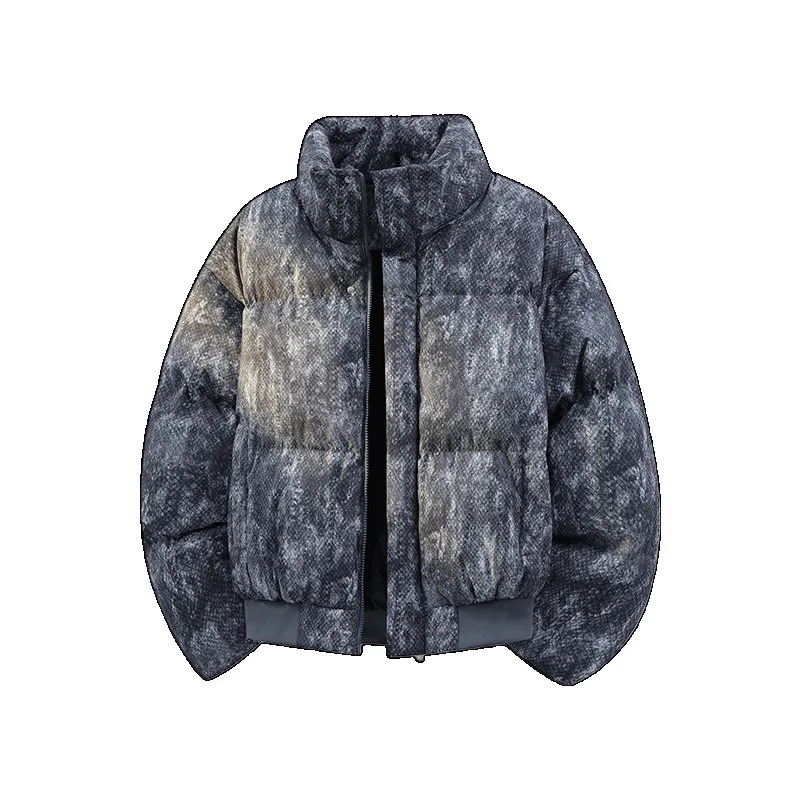 

Новая зимняя мужская хлопковая куртка с воротником, уличная стильная куртка, плотное и удобное хлопковое пальто с воротником, модная молодежная верхняя одежда