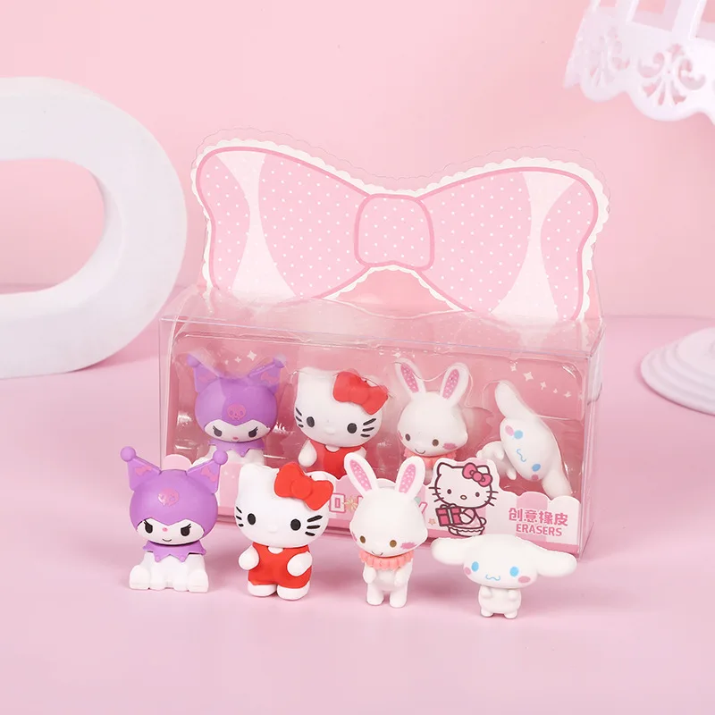 

Sanrio Eraser Kawaii Cartoon Mymelody Hello Kitty Cinnamoroll Creative Cartoon Character Modeling Student Rubber Children Gift