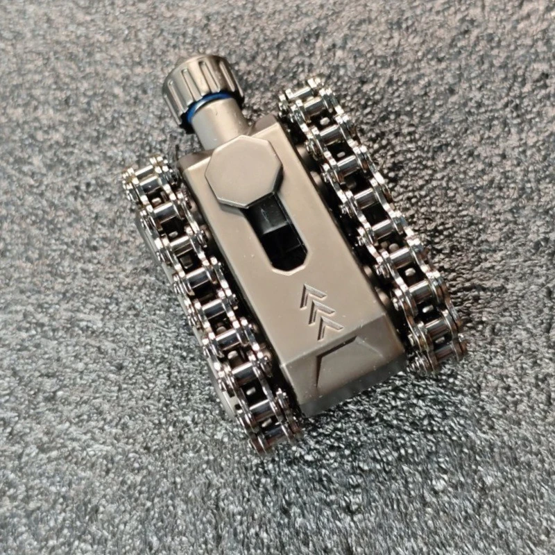 Tank EDC New Fingertip Push Card Palm Chain Gear Massage Decompression Ratchet Rotor Toy Adult