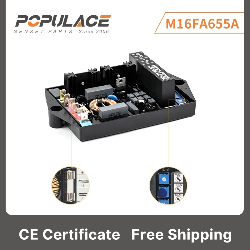 High Quality Diesels Engine Spare Parts Accessor Regulator Circuit Diagram AVR M16FA655A Card Generator AVR M16FA655A