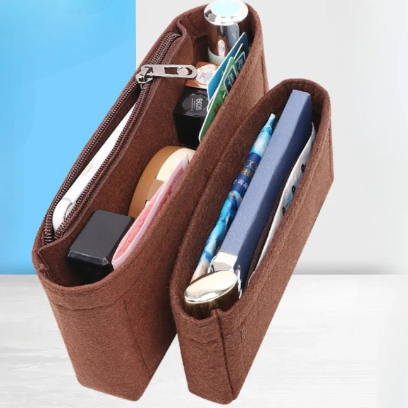 Bag Organizer  fit Mini Sizefor  Small Tote Bag Timid Bag Storage & Finishing Inner  Liner Handbags Insert Organizer