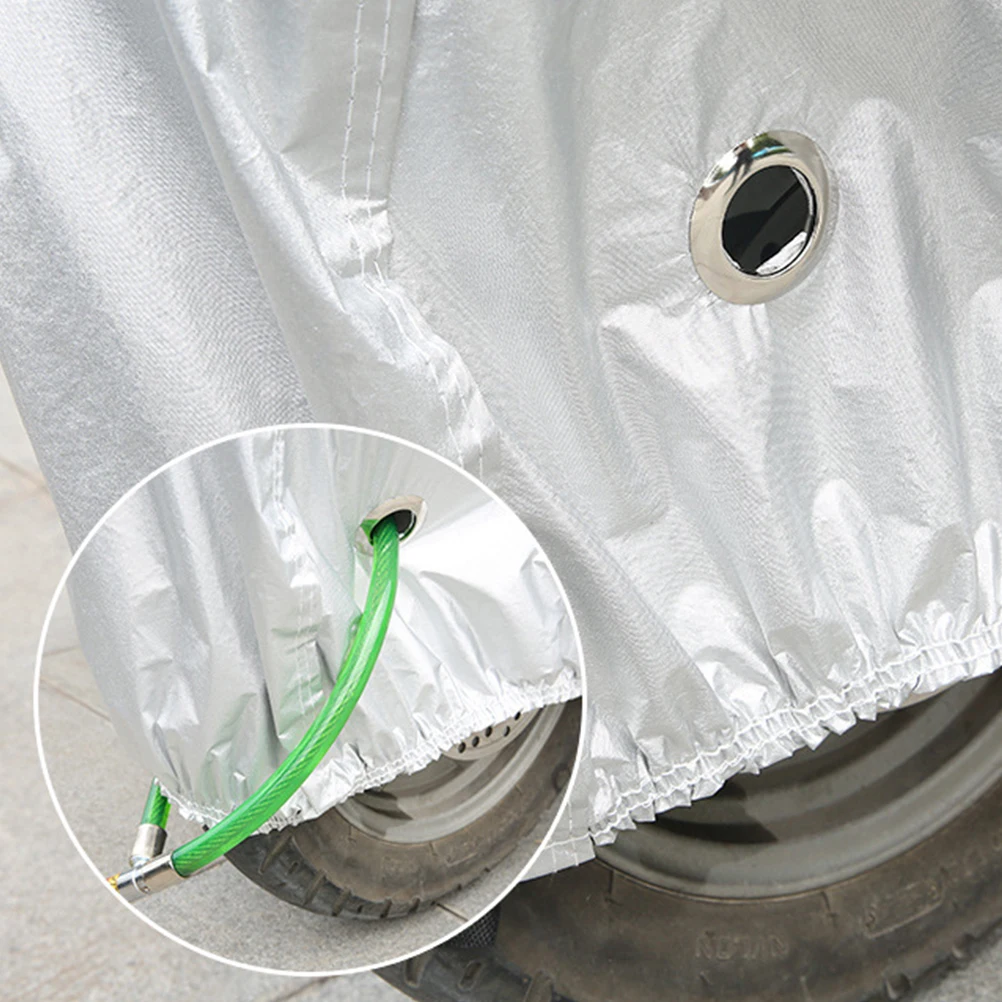 

Universal Motorcycle Cover Dustproof Waterproof Sun Block Snow Protector Anti UV Bird Droppings Fits Most Bikes Scooters
