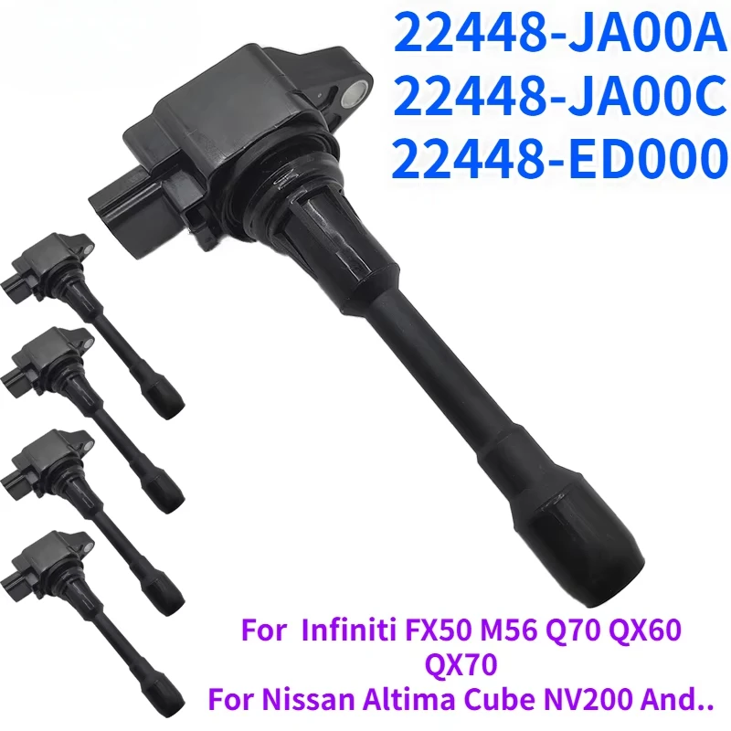 1Pcs Ignition Coil UF549 22448JA00C 22448JA00A 22448ED000 C1696 for Nissan Altima Sentra Versa Infiniti FX50 Ignite Systems