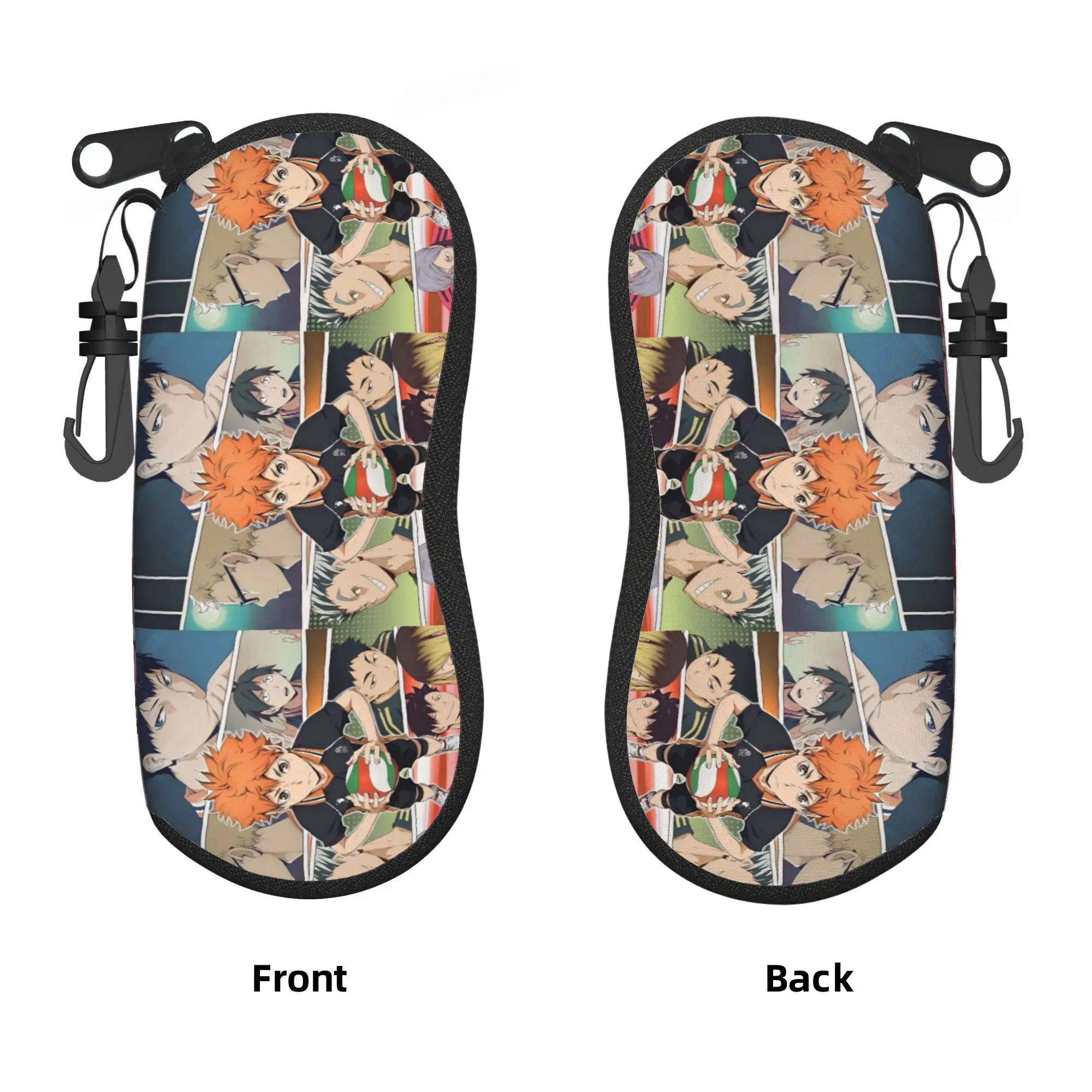 

Custom H-Haikyuues Anime Classic Eyeglass Glasses Case Men Women Soft Japan Sunglasses Protective Bag