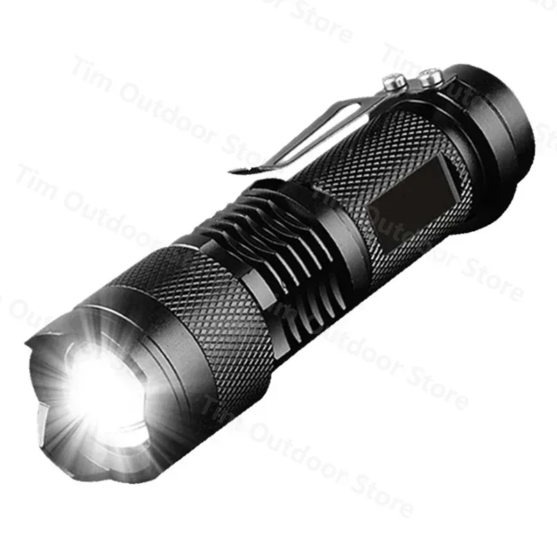 Mini LED Flashlight Tactical Torch Lamp Portable Torch Flash light Adjustable Focus Zoomable Flashlight for Gift Hiking