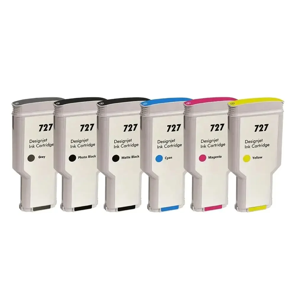 

727 Премиум Цветной 300 мл совместимый картридж для HP727 для принтера HP DesignJet T920/T930/T1500/T1530/T2500/T2530