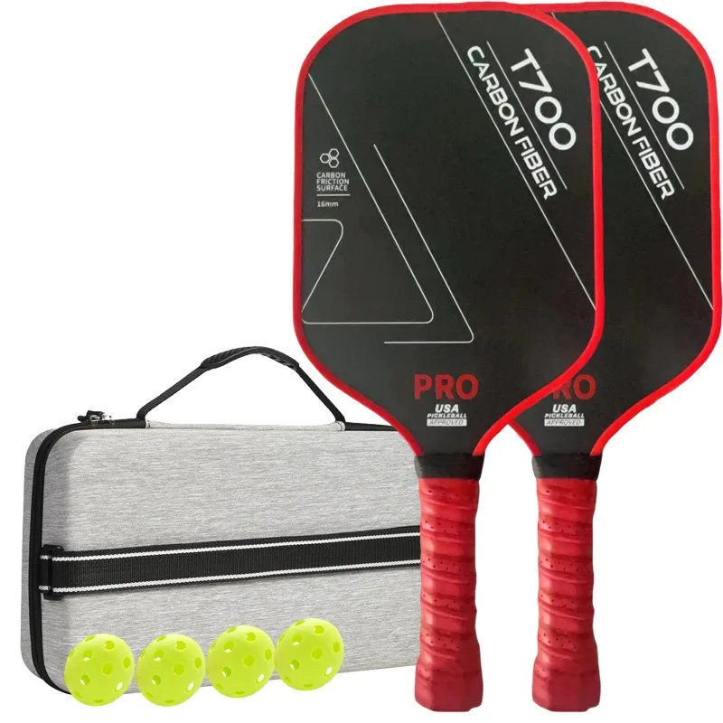 

Zoco T700 Pickleball Paddles Set Fiberglass Honeycomb Core Usapa Approved Professional Outdoor Sports Training Pickleball Gift