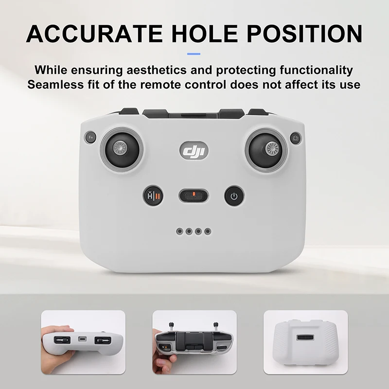 Silicone Case for DJI RC-N3/N2/N1 Remote Air 3S/Flip/Neo/Mini 2 3/Mavic 3Pro/Mini 4 Pro Fly More Combo Drone Accessories