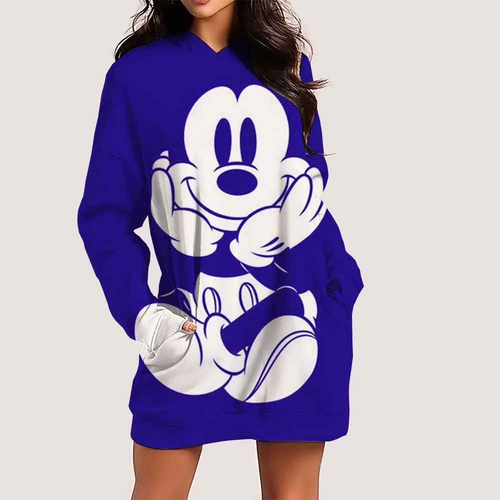 Anime Disney Mickey Mouse 2026 Women's Hoodie Women's Street Wear Hoodie Harajuku Hoodie Clothes dress