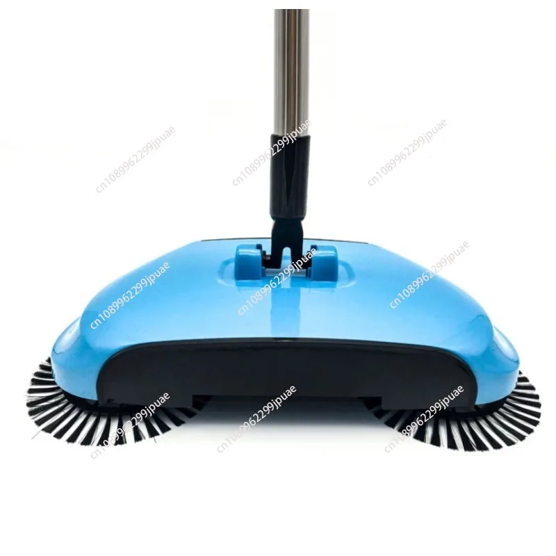 Stainless Steel Sweeping Machine Push Type Hand Push Magic Broom Dustpan Handle Household Cleaning Package Hand Push Sweeper mop