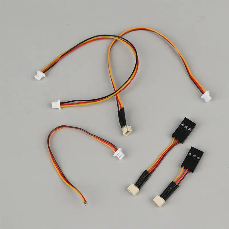 

JST 3 Pin 1.0mm Connector for AR6400 Receiver Customizable Y Cable for RC Aviation Projects