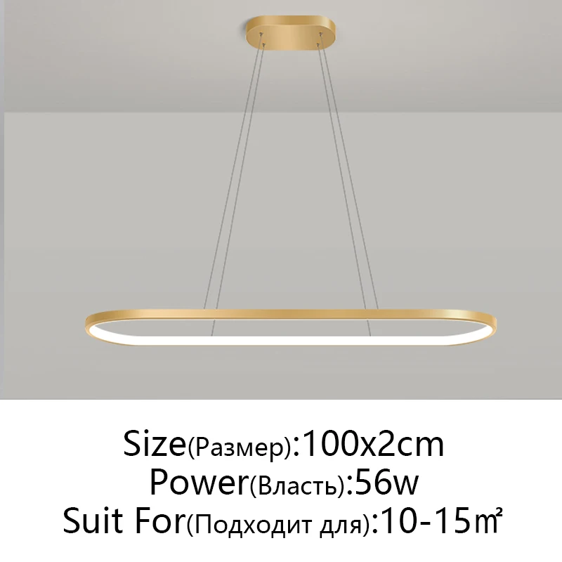Rechthoek Moderne Led Hanglampen Voor Woonkamer Restaurant Slaapkamer Decoratieve Hanglamp Lamparas AC85-260V Afstandsbediening