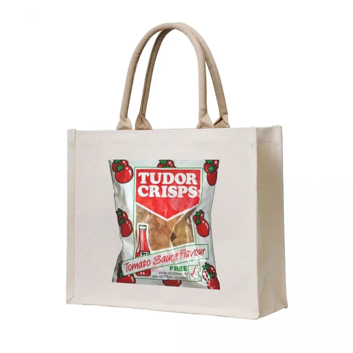 

Tudor Crisps - Tomato Sauce Flavour Tote Bag shopper bags for women female bag Big bag women
