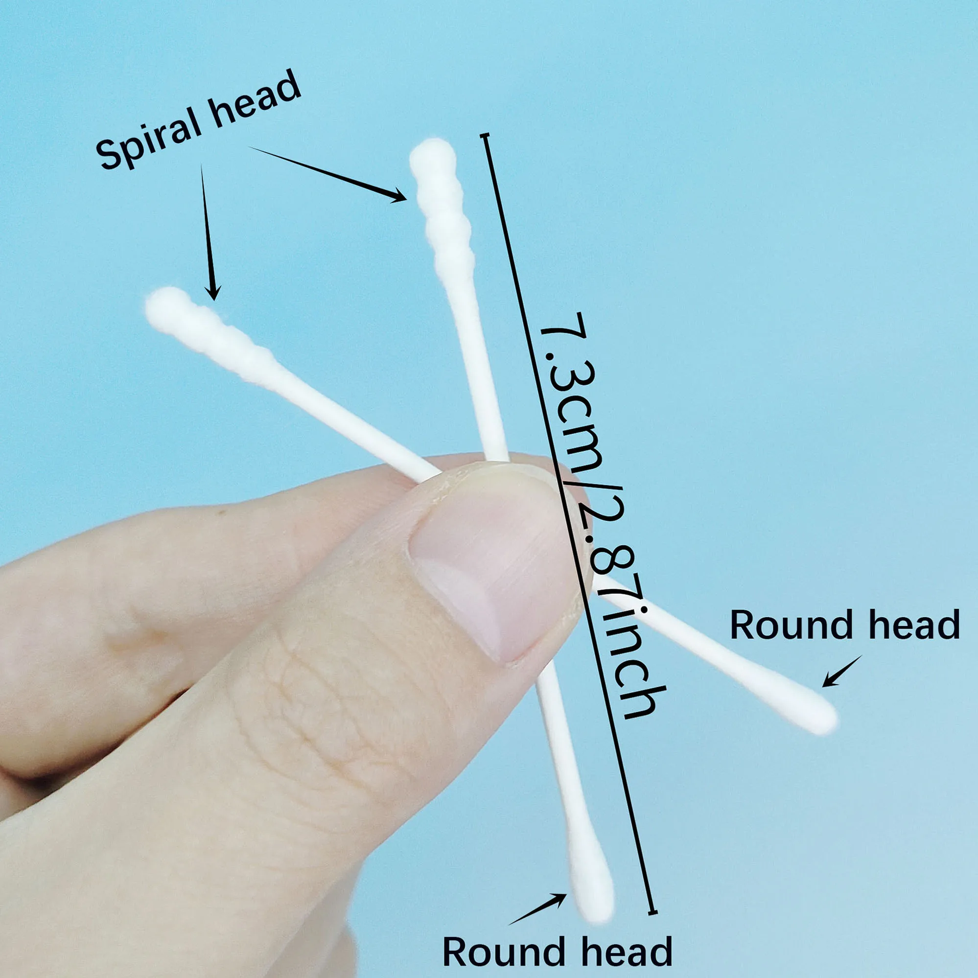 200 قطعة/600 قطعة مسحات قطنية تحت عنوان مهرجان البيرة، مسحات قطنية متعددة الوظائف برأسين، مسحات قطنية مستديرة حلزونية.