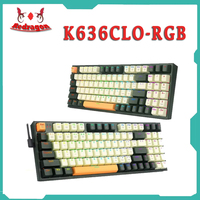 Redragon K636CLO-RGB Kitava 94-Key Anti-ghosting NumPad RGB Backlight Mechanical Keyboard Red Switch For Windows XP/Vista/7/8/10