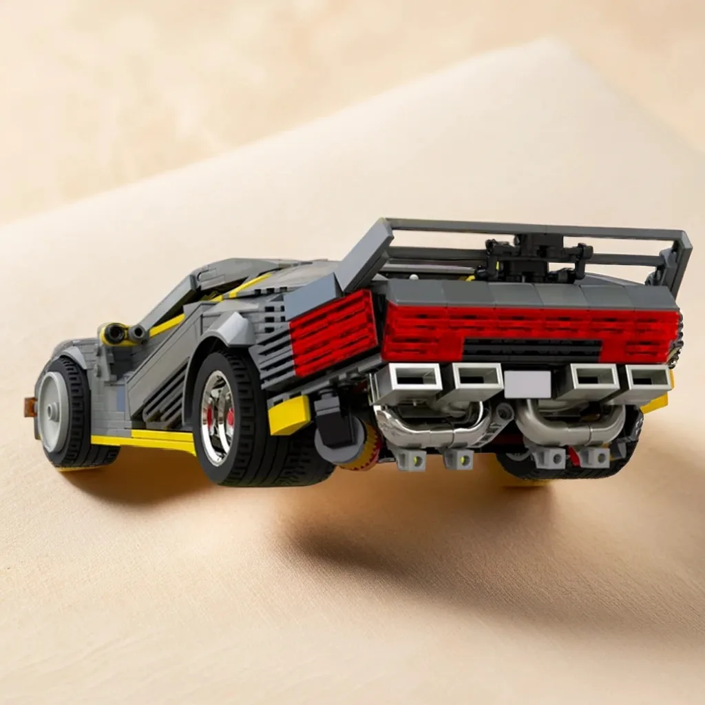 

1138pcs MOC Cyberpunkeres 2077s Quadra V-Tech Turbo-R Sci-Fi Sports Car DIY Model Building Blocks Birthday Toys Gift