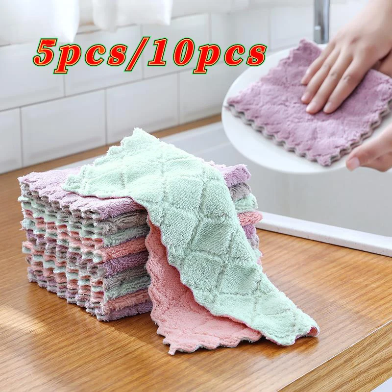 Xiaomi Kitchen Cleaning Rag Double-Sided Dish Washing Cloth Strong Absorbent Scouring Pad Dry Wet Kitchen Towel toallas cocina